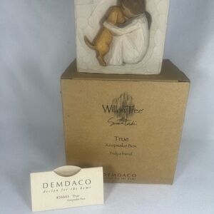 Willow Tree Dog Trinket Box